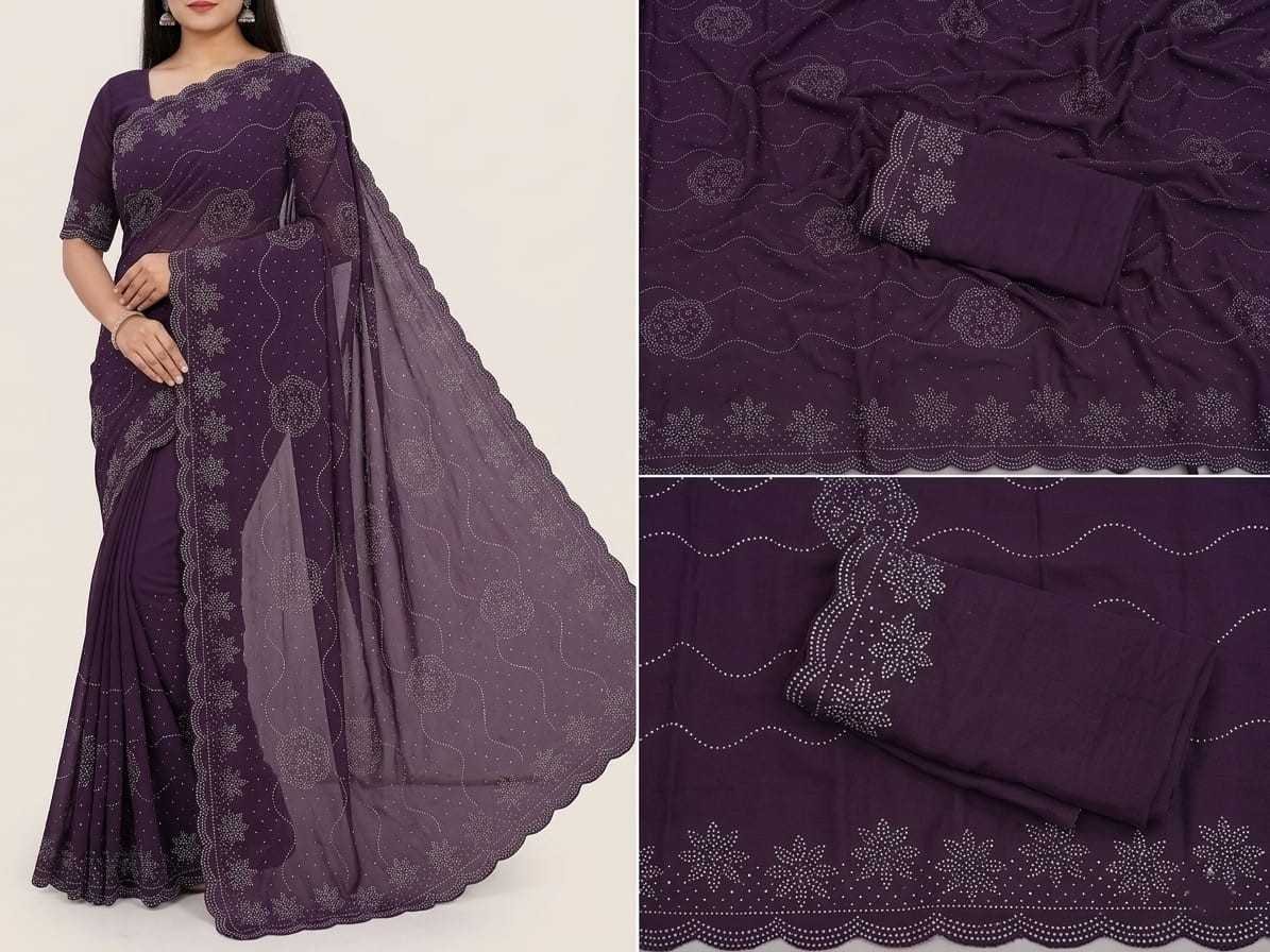 YNF Wholesale Soft Vichitra Designer Sarees KESH202 8 | Surat Manufacturer