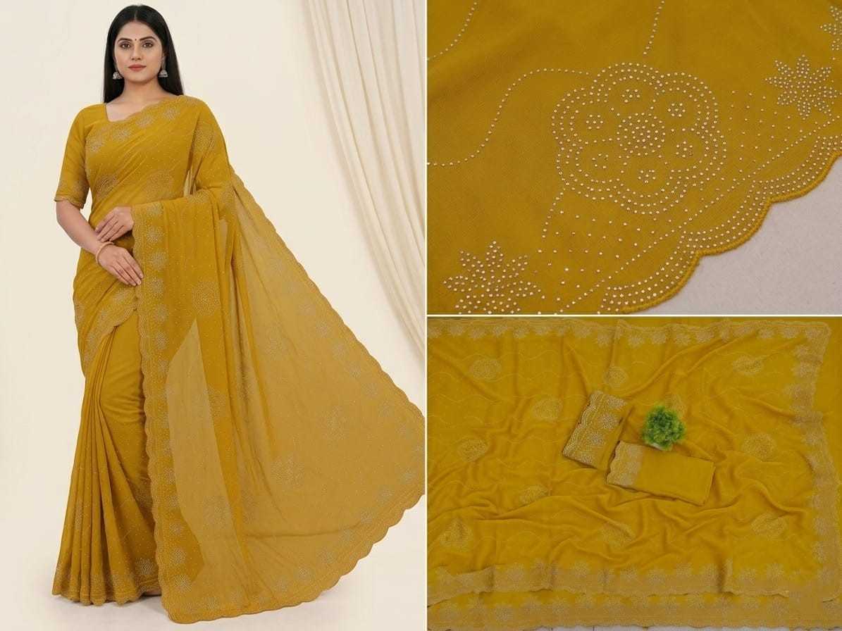 YNF Wholesale Soft Vichitra Designer Sarees KESH202 8 | Surat Manufacturer