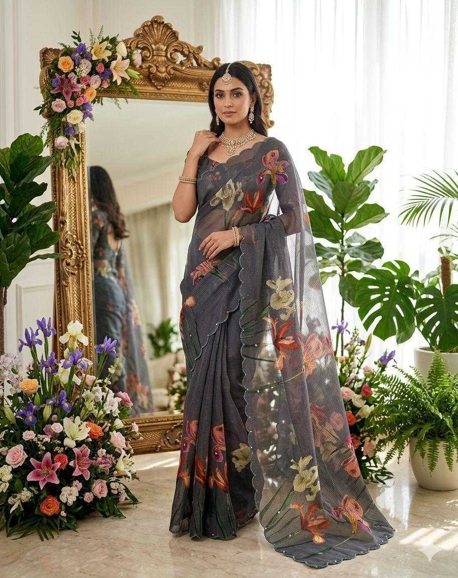 YNF Wholesale Kota Checks Printed Sarees KESH419 Kota | Surat Manufacturer