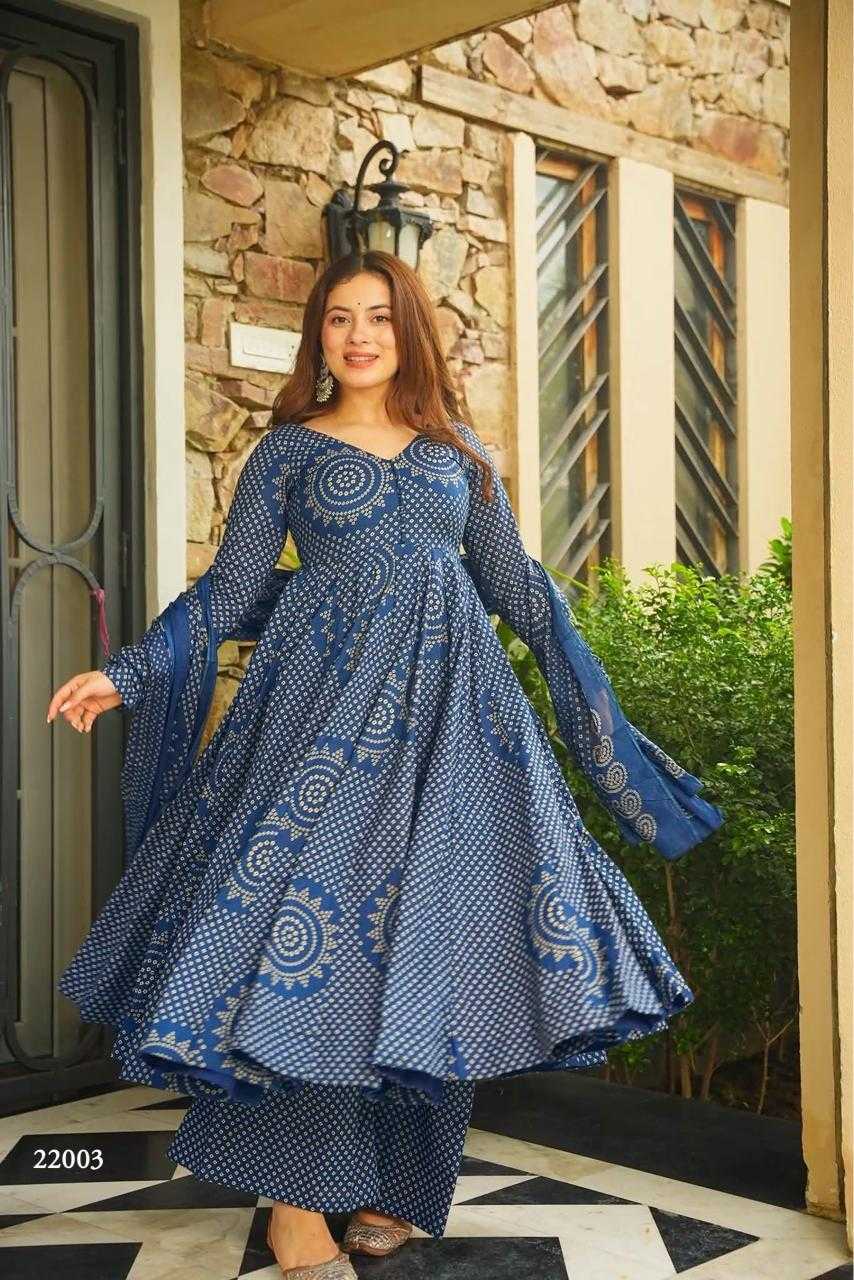 YNF Wholesale Cotton Printed Kurtis KESH448 Barkha | Surat Manufacturer