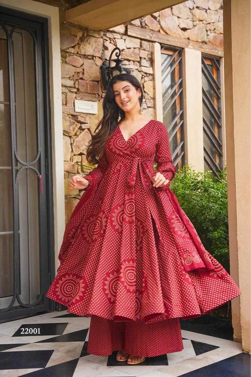 YNF Wholesale Cotton Printed Kurtis KESH448 Barkha | Surat Manufacturer