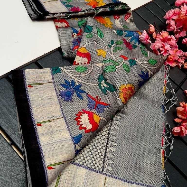 YNF Wholesale Tussar Silk Paithani Sarees KESH484 Anya | Surat Manufacturer