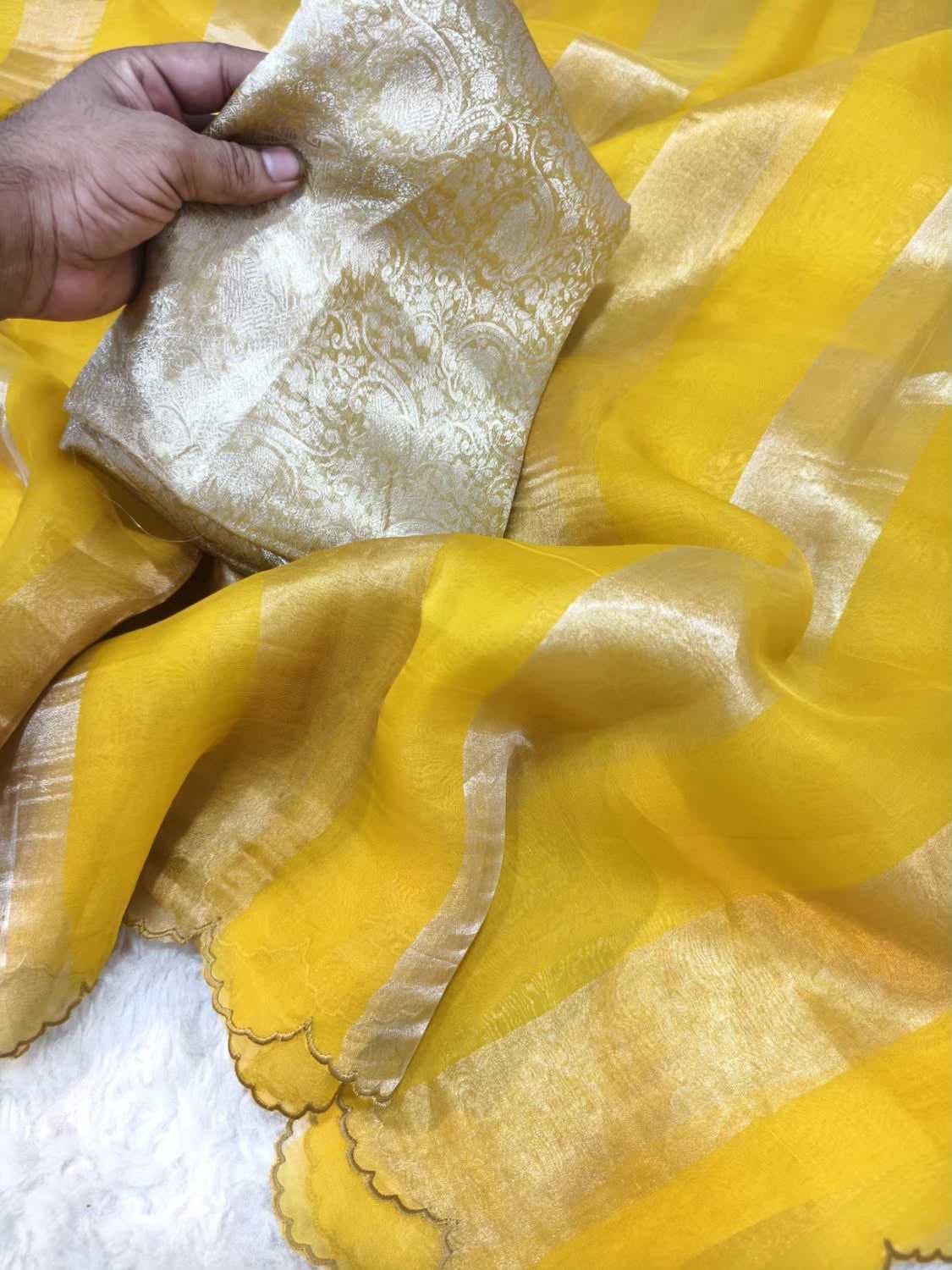 YNF Wholesale Tissue Silk Soft Silk Sarees KESH484 Barkha | Surat Manufacturer