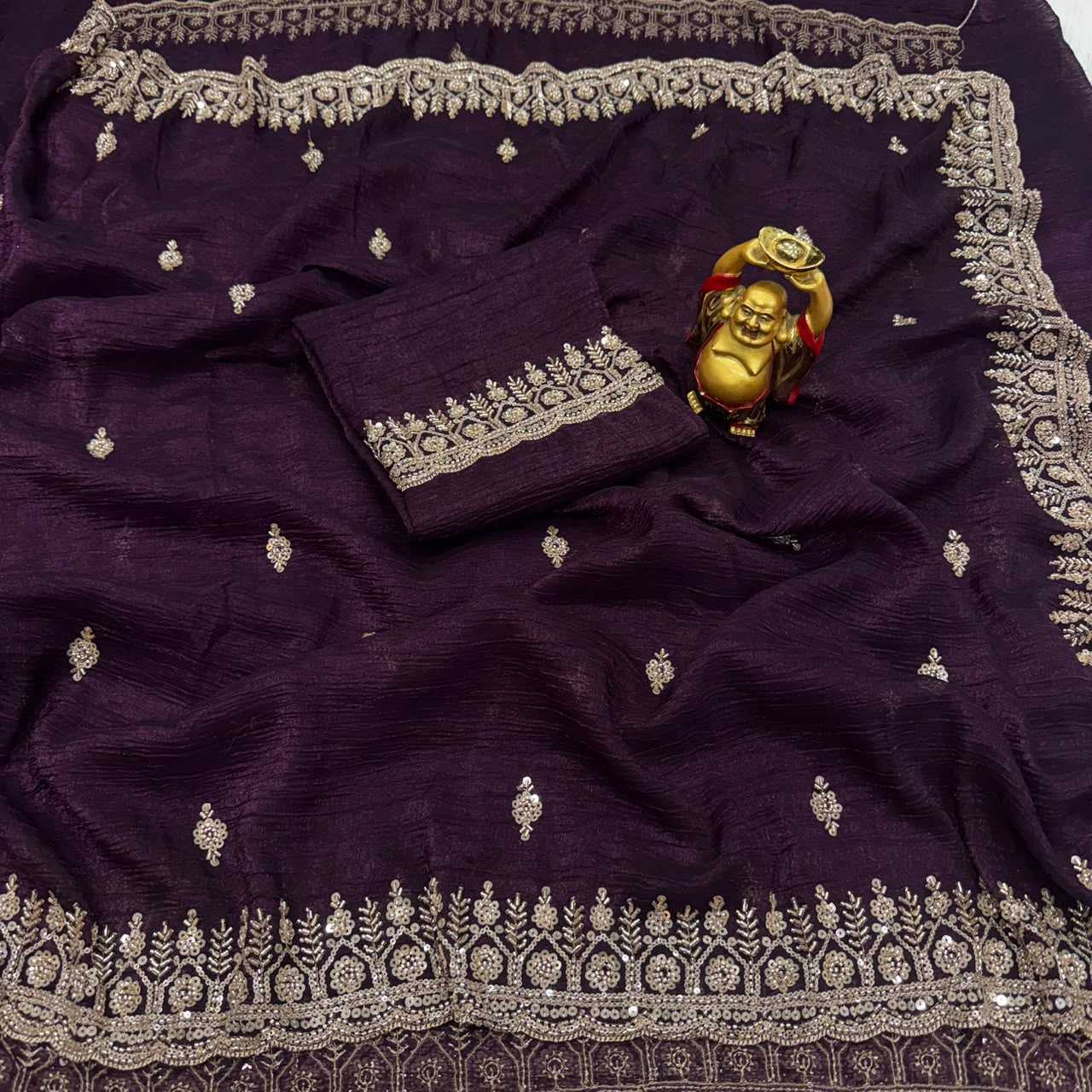 YNF Wholesale Crunchi Party Wear Sarees KESH486 Grand | Surat Manufacturer