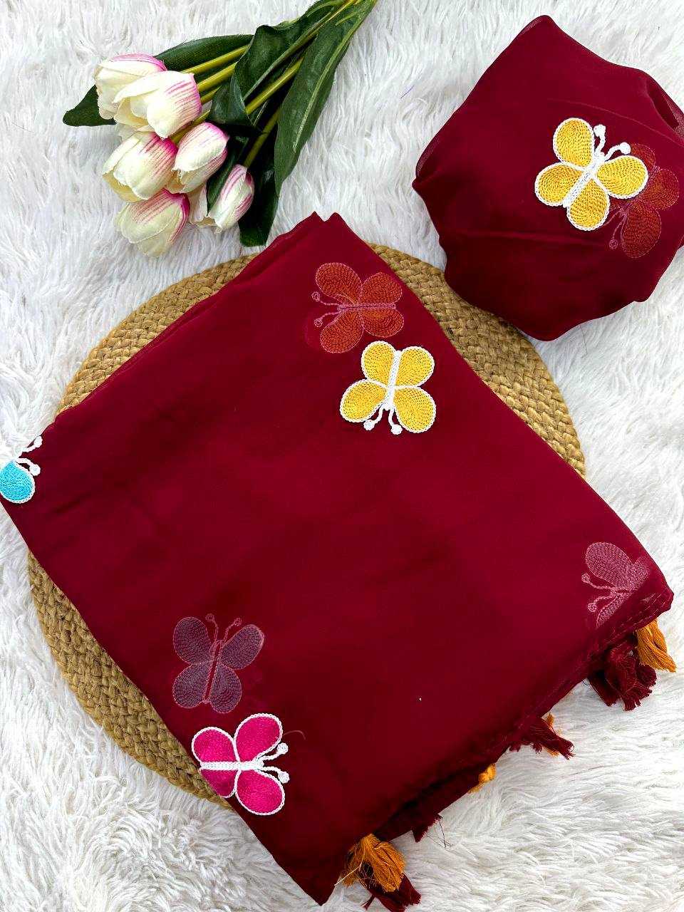 YNF Wholesale Georgette Designer Sarees KESH488 Divisha | Surat Manufacturer