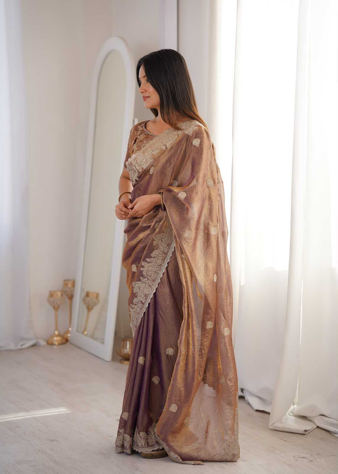 YNF Wholesale Crunchi Fancy Sarees KESH491 8002 | Surat Manufacturer