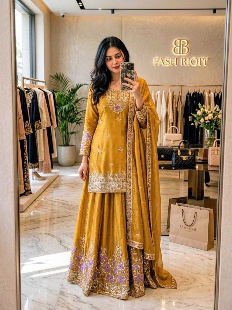 YNF Wholesale Chinon Silk Embroidery Suits KESH506 1273 | Surat Manufacturer