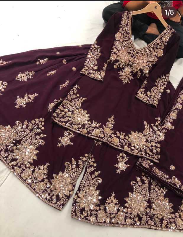 YNF Wholesale Faux Georgette Sharara Salwar Suits KESH506 1278 | Surat Manufacturer