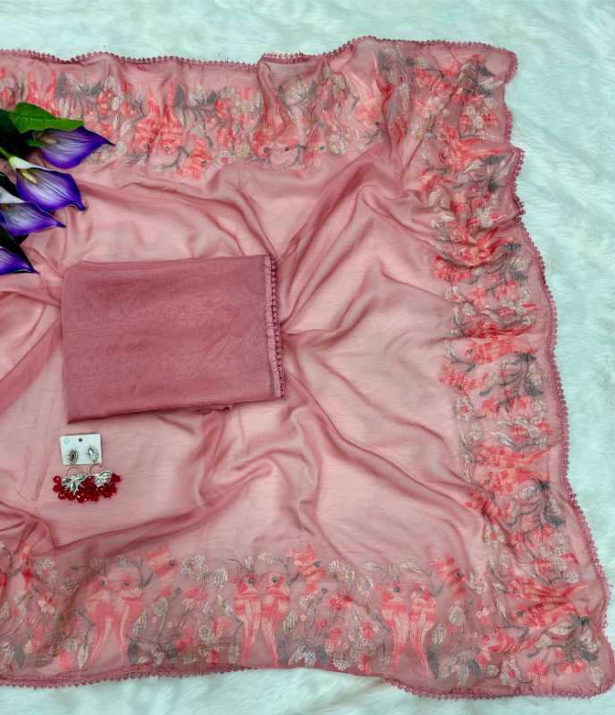 YNF Wholesale Organza Designer Sarees KESH509 Org | Surat Manufacturer