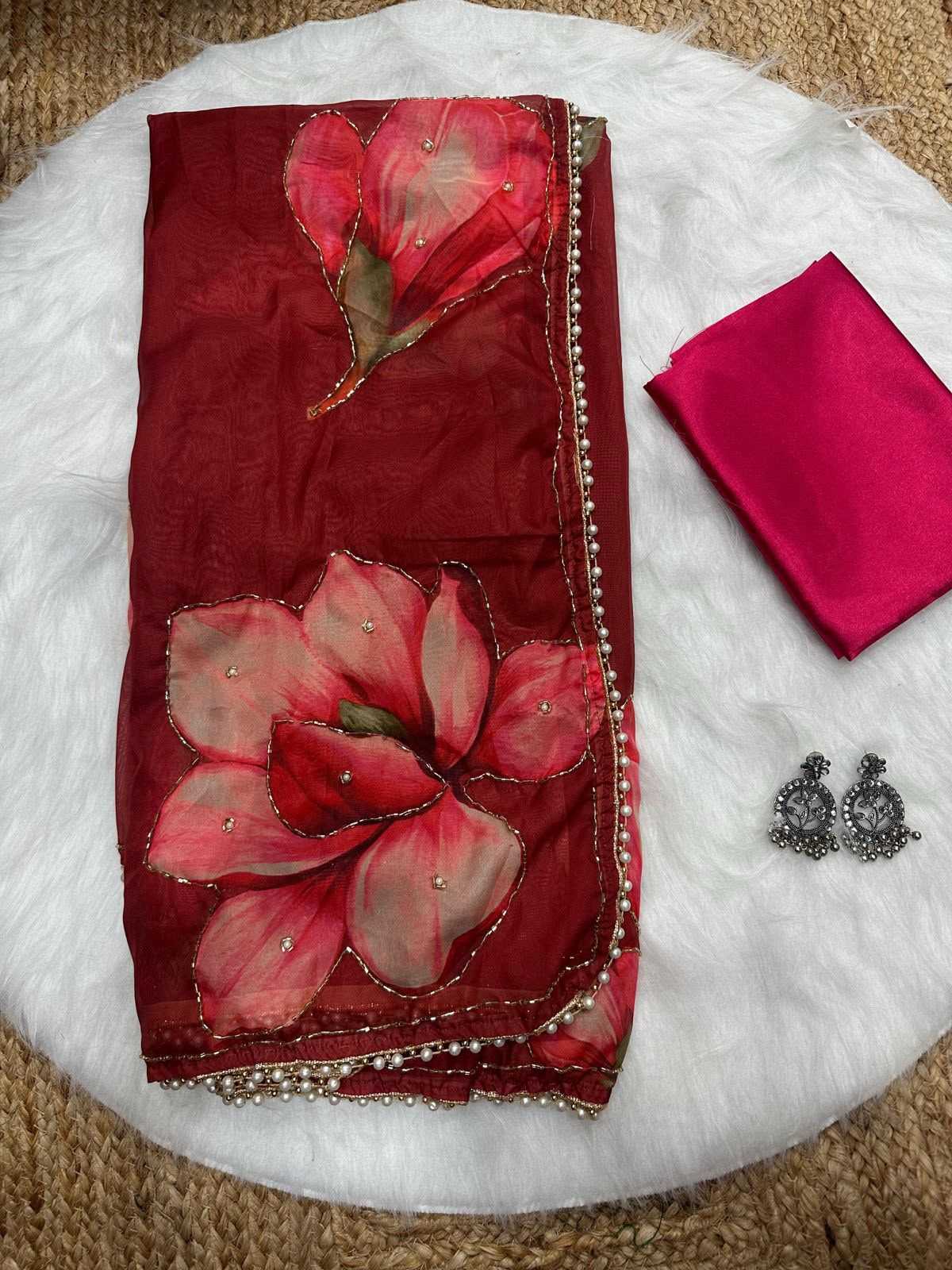 YNF Wholesale Tabby Silk Printed Sarees KESH509 Val | Surat Manufacturer