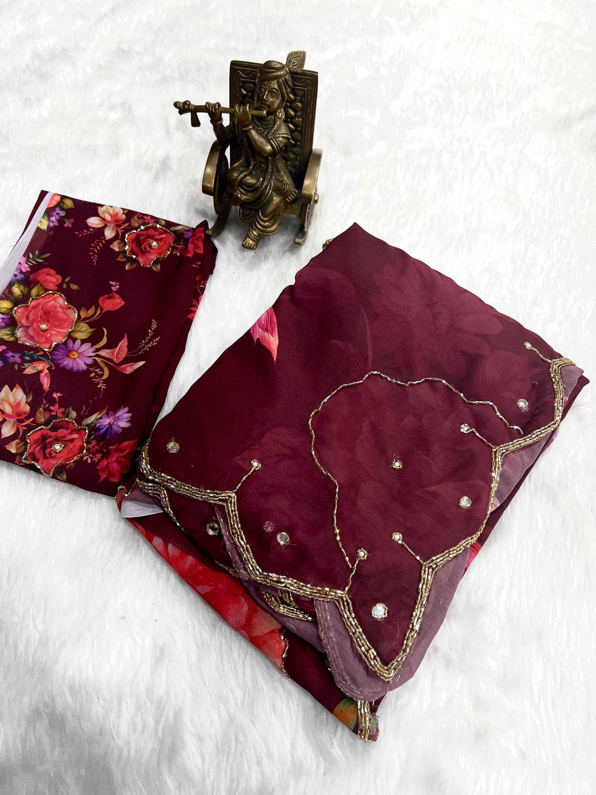 YNF Wholesale Georgette Designer Sarees KESH518 4427 | Surat Manufacturer