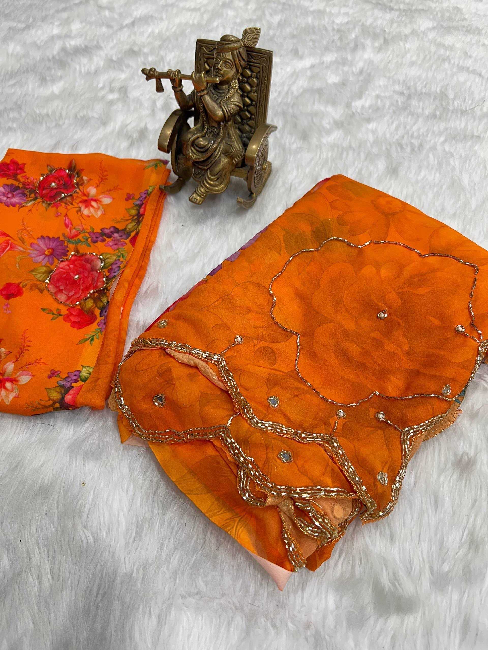 YNF Wholesale Georgette Designer Sarees KESH518 4427 | Surat Manufacturer