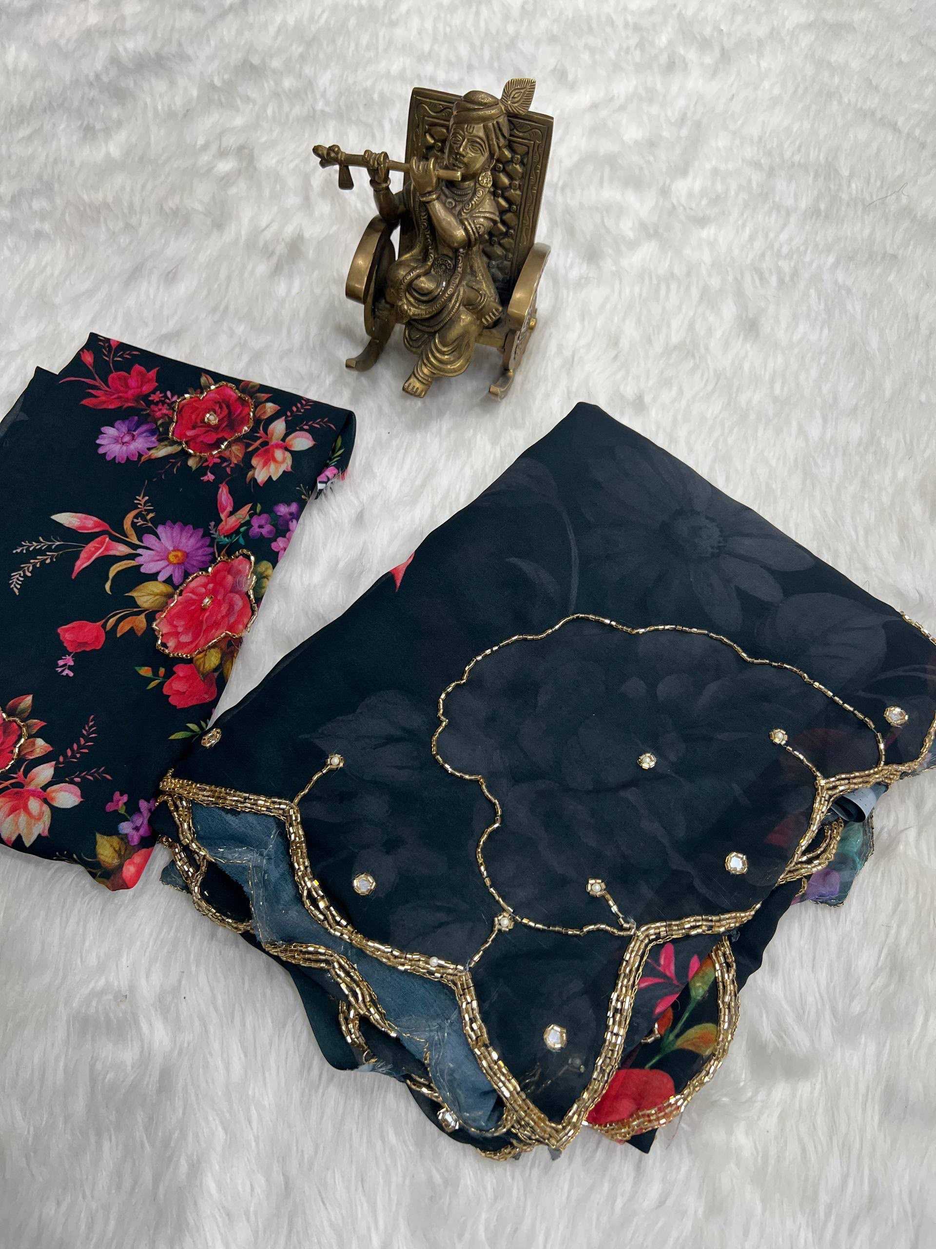 YNF Wholesale Georgette Designer Sarees KESH518 4427 | Surat Manufacturer