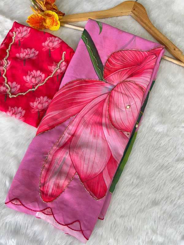 YNF Wholesale Georgette Printed Sarees KESH518 4438 | Surat Manufacturer
