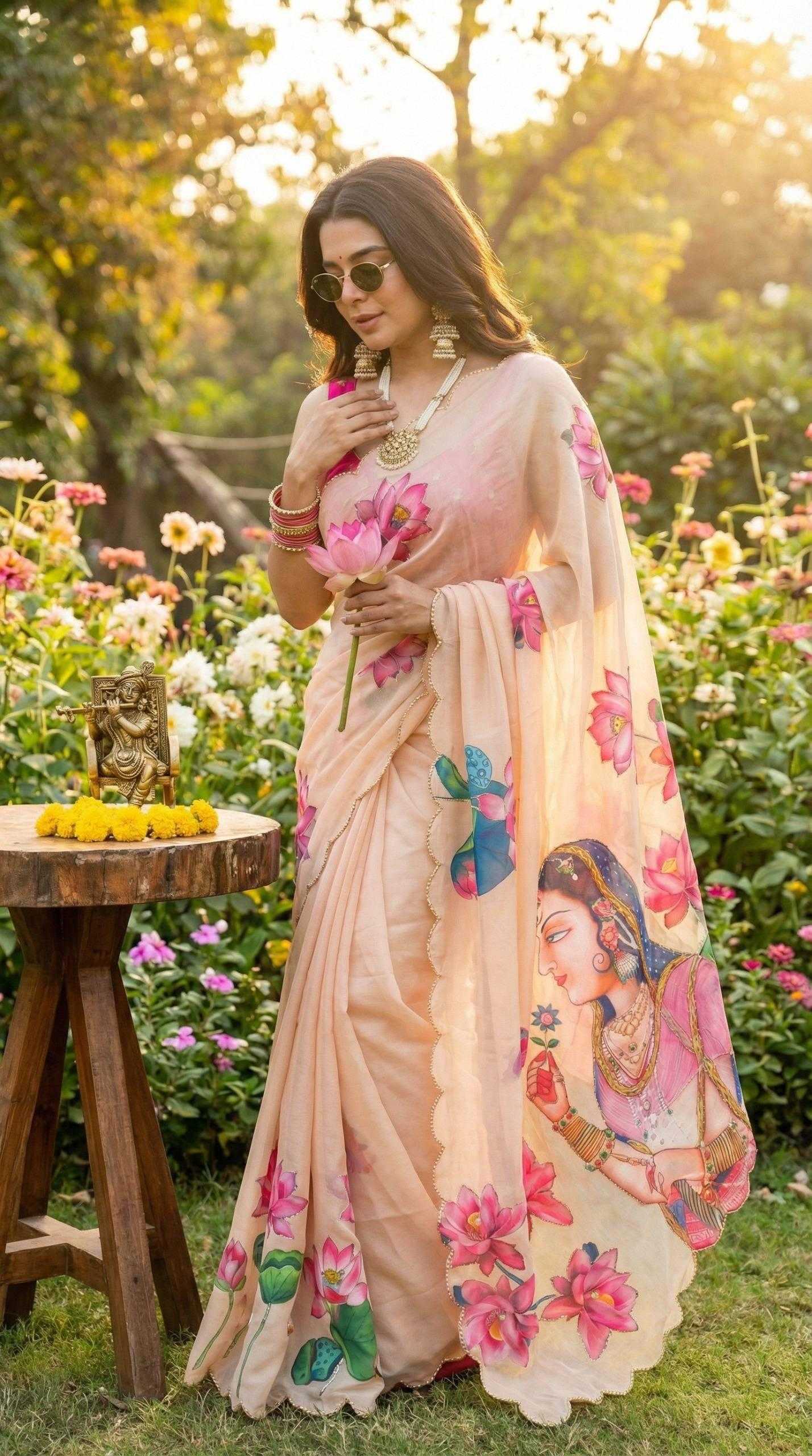 YNF Wholesale Georgette Fancy Sarees KESH518 4483 | Surat Manufacturer