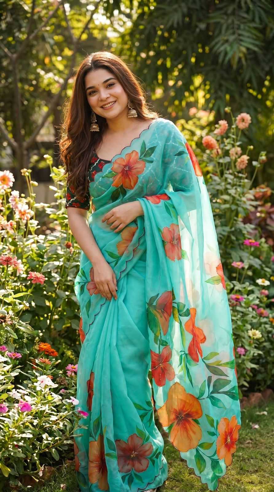 YNF Wholesale Georgette Designer Sarees KESH518 4495 | Surat Manufacturer