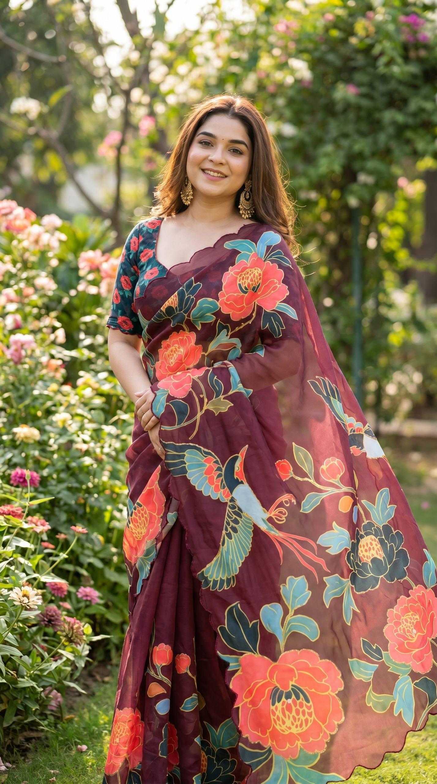 YNF Wholesale Georgette Fancy Sarees KESH518 4499 | Surat Manufacturer