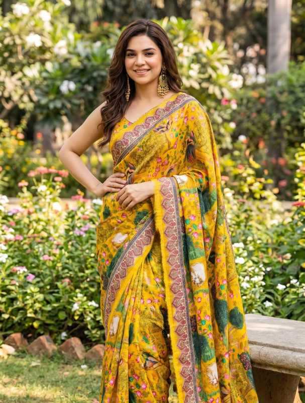 YNF Wholesale Chinon Silk Designer Sarees KESH518 4526 | Surat Manufacturer