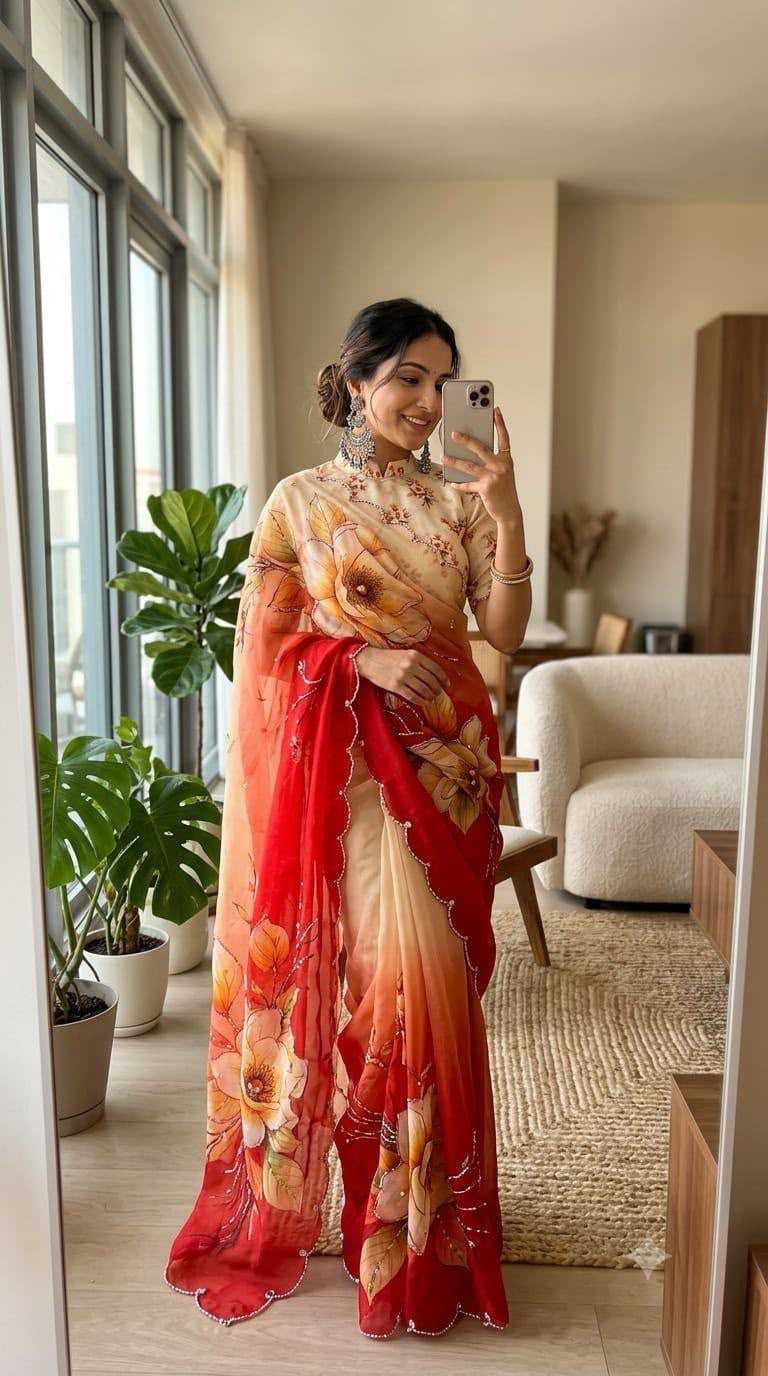 YNF Wholesale Chinon Designer Sarees KESH518 4527 | Surat Manufacturer
