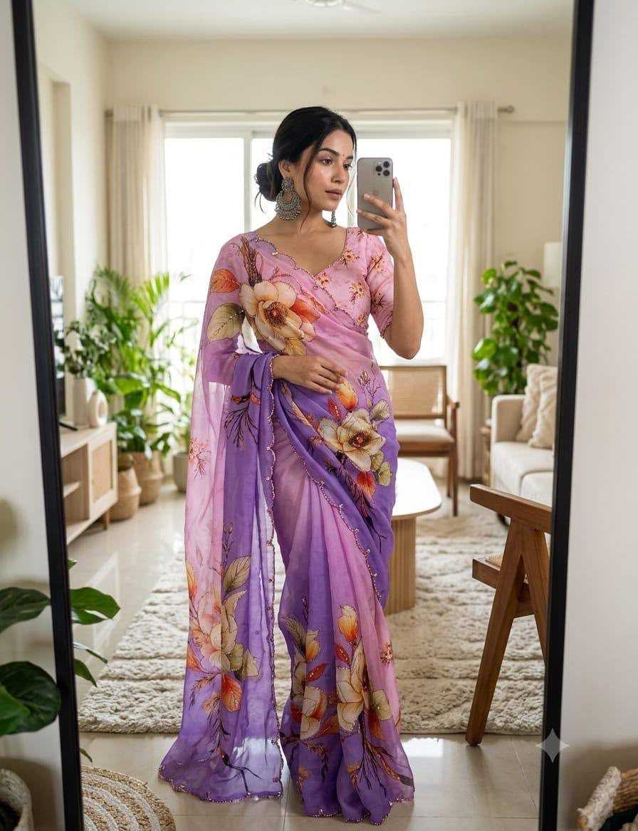 YNF Wholesale Chinon Designer Sarees KESH518 4527 | Surat Manufacturer