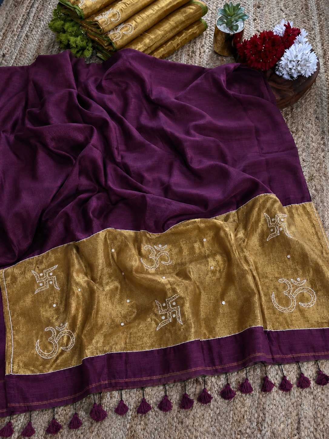 YNF Wholesale Pure Cotton Designer Sarees KESH525 SWASTIK | Surat Manufacturer