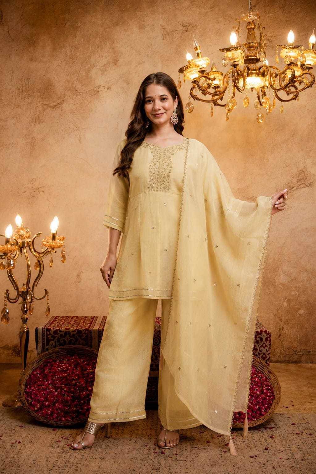 YNF Wholesale Crush Silk Short Kurtis KESH529 1002 | Surat Manufacturer