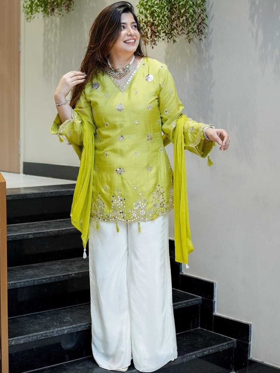 YNF Wholesale Viscose Festive Kurtis KESH529 KAVITA | Surat Manufacturer