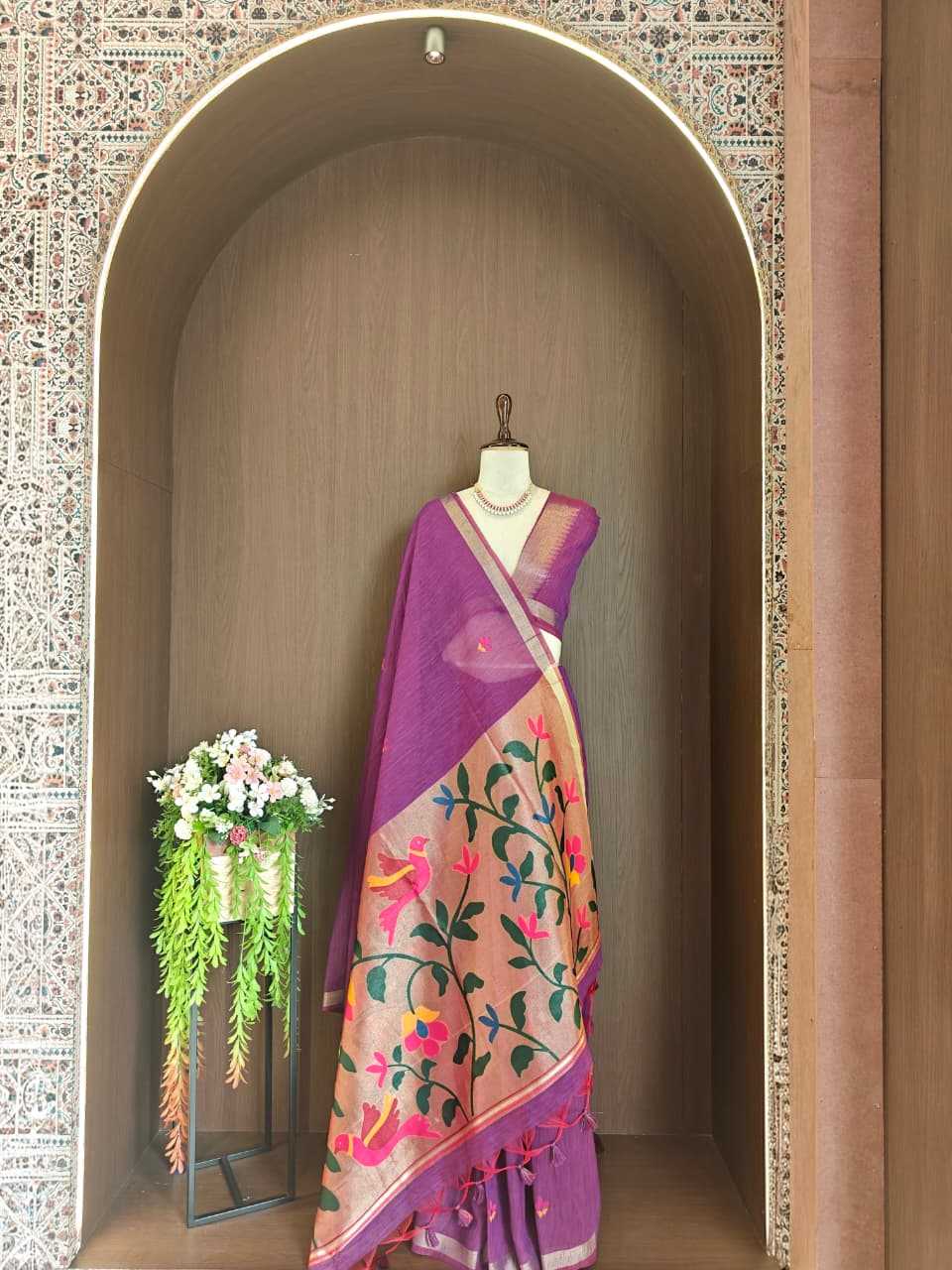 YNF Wholesale Pure Silk Soft Silk Sarees KESH532 Linen Silk 702 | Surat Manufacturer