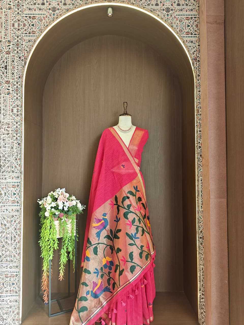 YNF Wholesale Pure Silk Soft Silk Sarees KESH532 Linen Silk 702 | Surat Manufacturer
