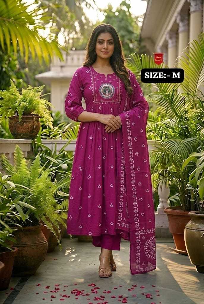 YNF Wholesale Cotton Bandhni Cotton Kurtis KESH536 Avni | Surat Manufacturer