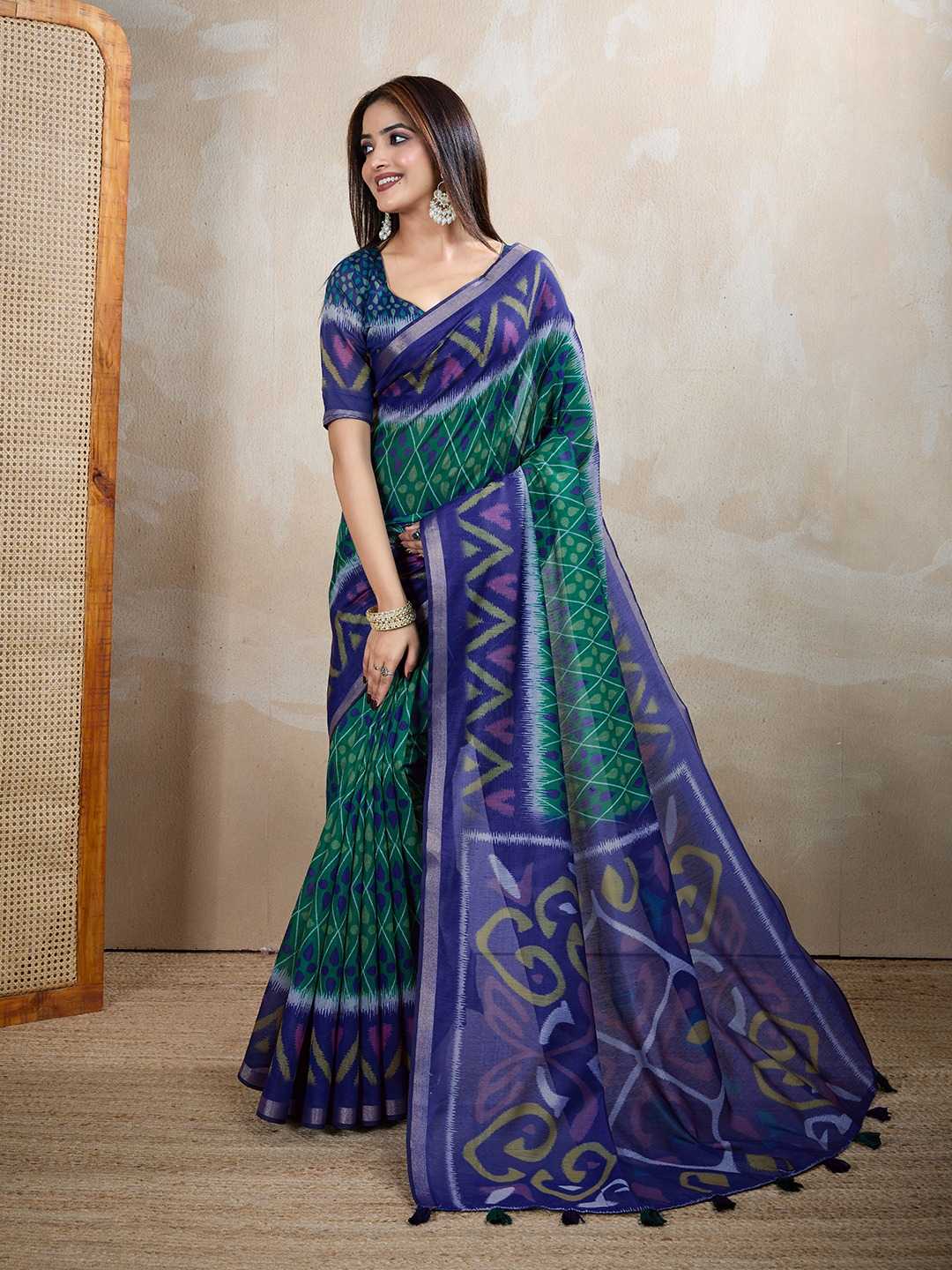 YNF Wholesale Chanderi Cotton Cotton Sarees KESH553 Bhavanshi | Surat Manufacturer