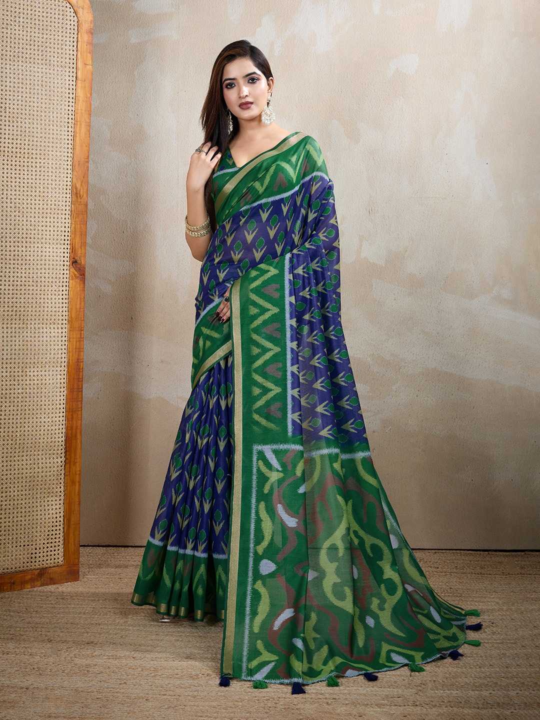 YNF Wholesale Chanderi Cotton Cotton Sarees KESH553 Bhavanshi | Surat Manufacturer