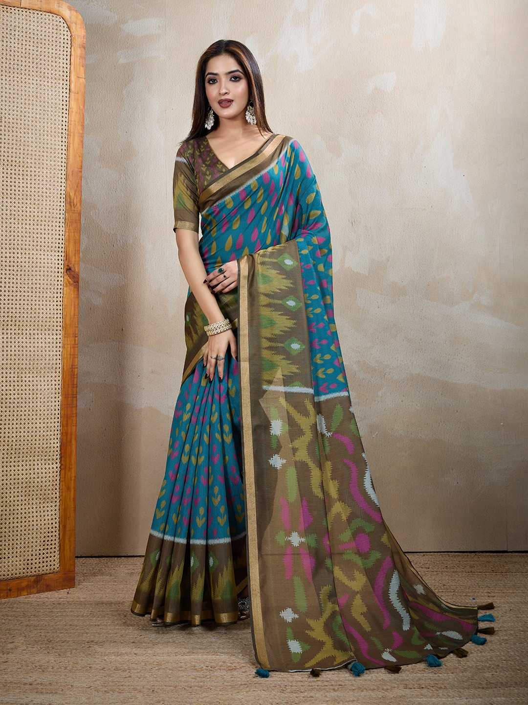 YNF Wholesale Chanderi Cotton Cotton Sarees KESH553 Bhavanshi | Surat Manufacturer