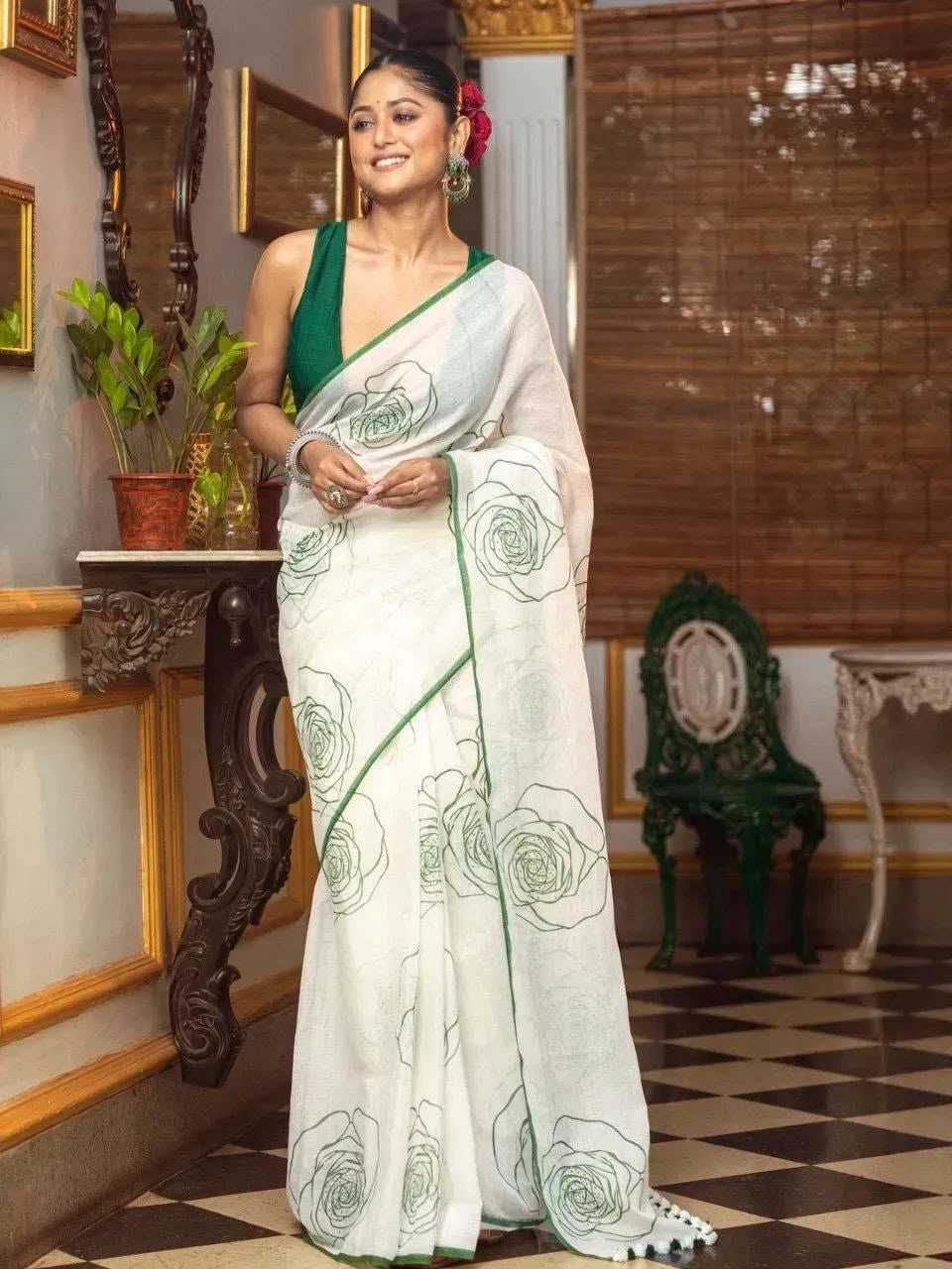 YNF Wholesale Cotton Printed Sarees KESH556 388 | Surat Manufacturer