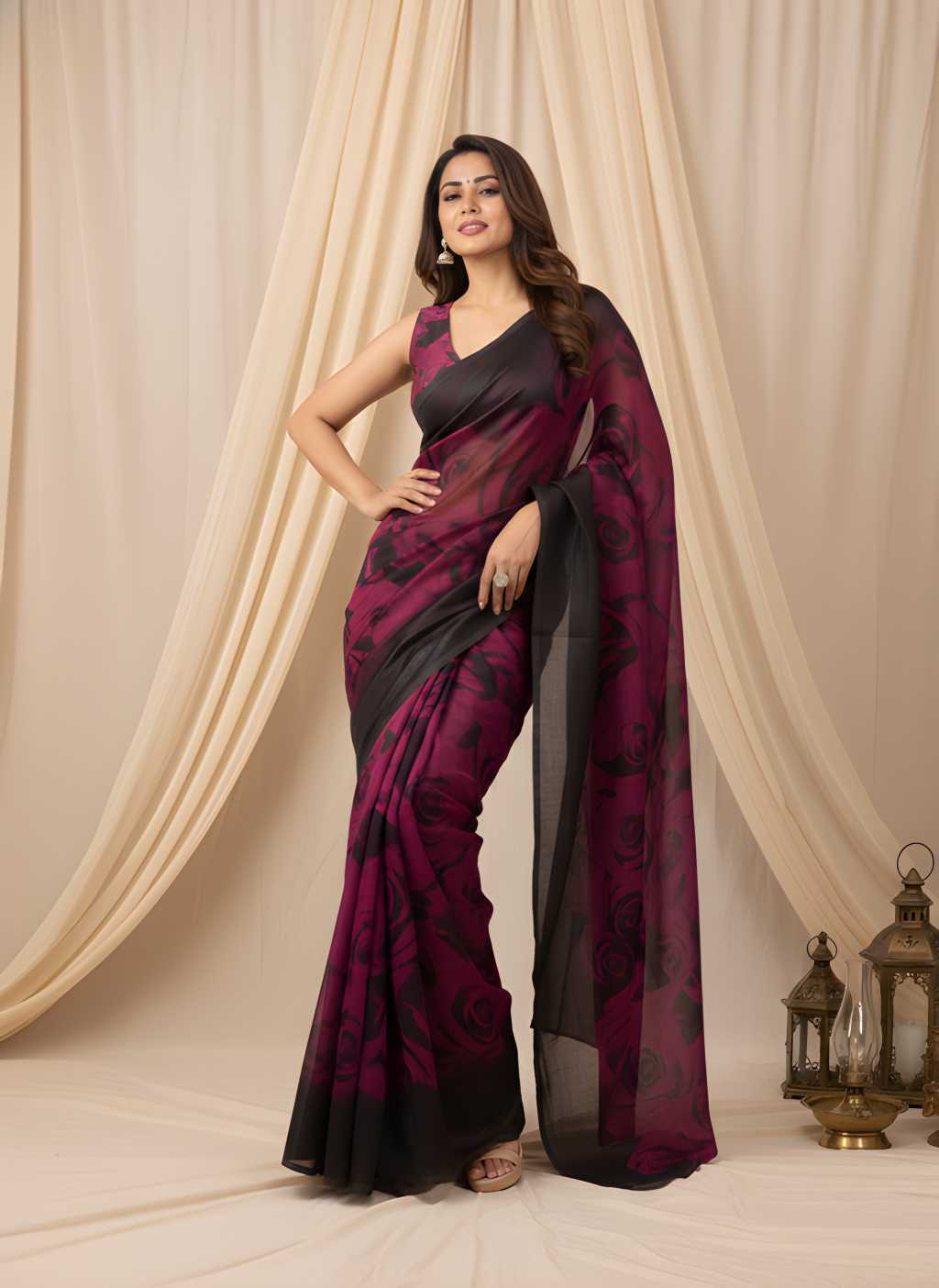 YNF Wholesale Chiffon Designer Sarees KESH559 20002 | Surat Manufacturer