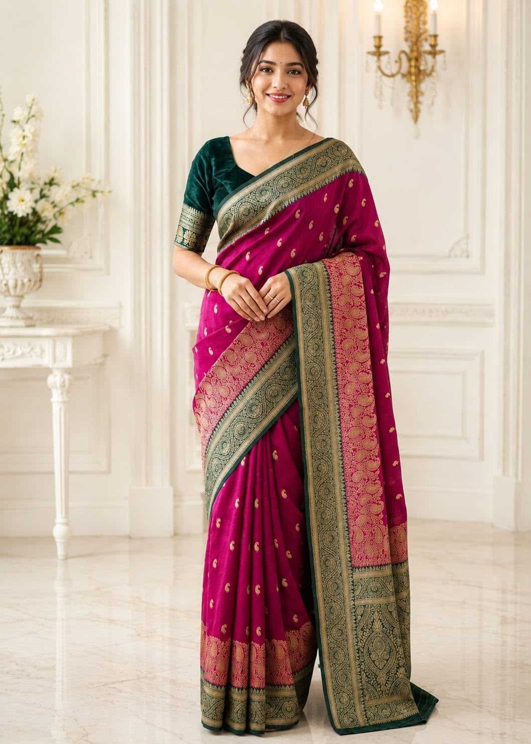 YNF Wholesale Lichi Silk Soft Silk Sarees KESH577 Brinda | Surat Manufacturer