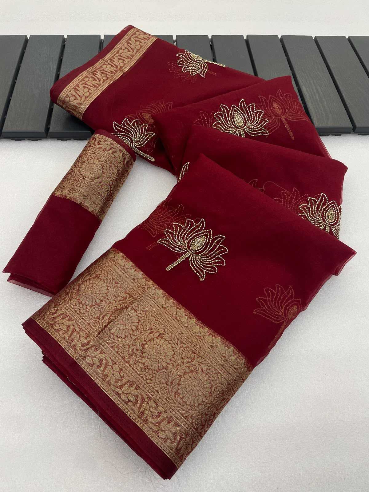YNF Wholesale Jacquard Sequence Sarees KESH577 Val Kamal | Surat Manufacturer