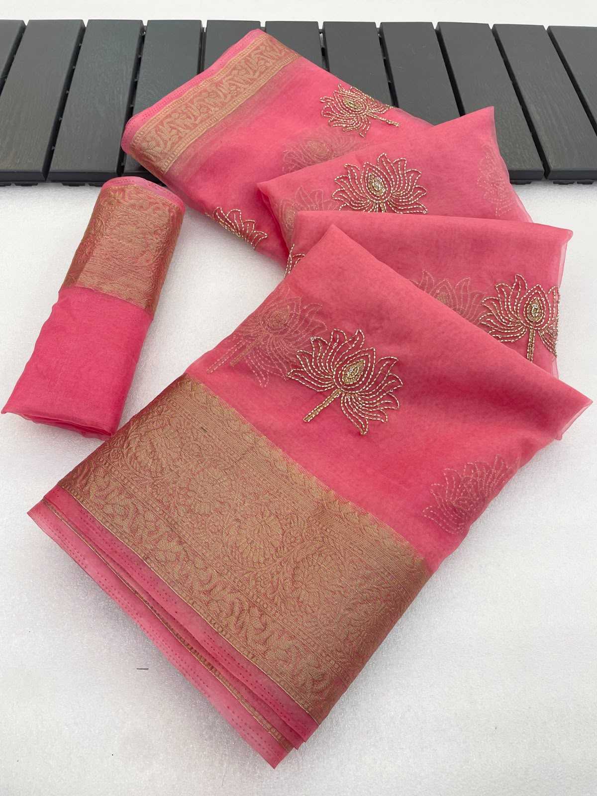 YNF Wholesale Jacquard Sequence Sarees KESH577 Val Kamal | Surat Manufacturer