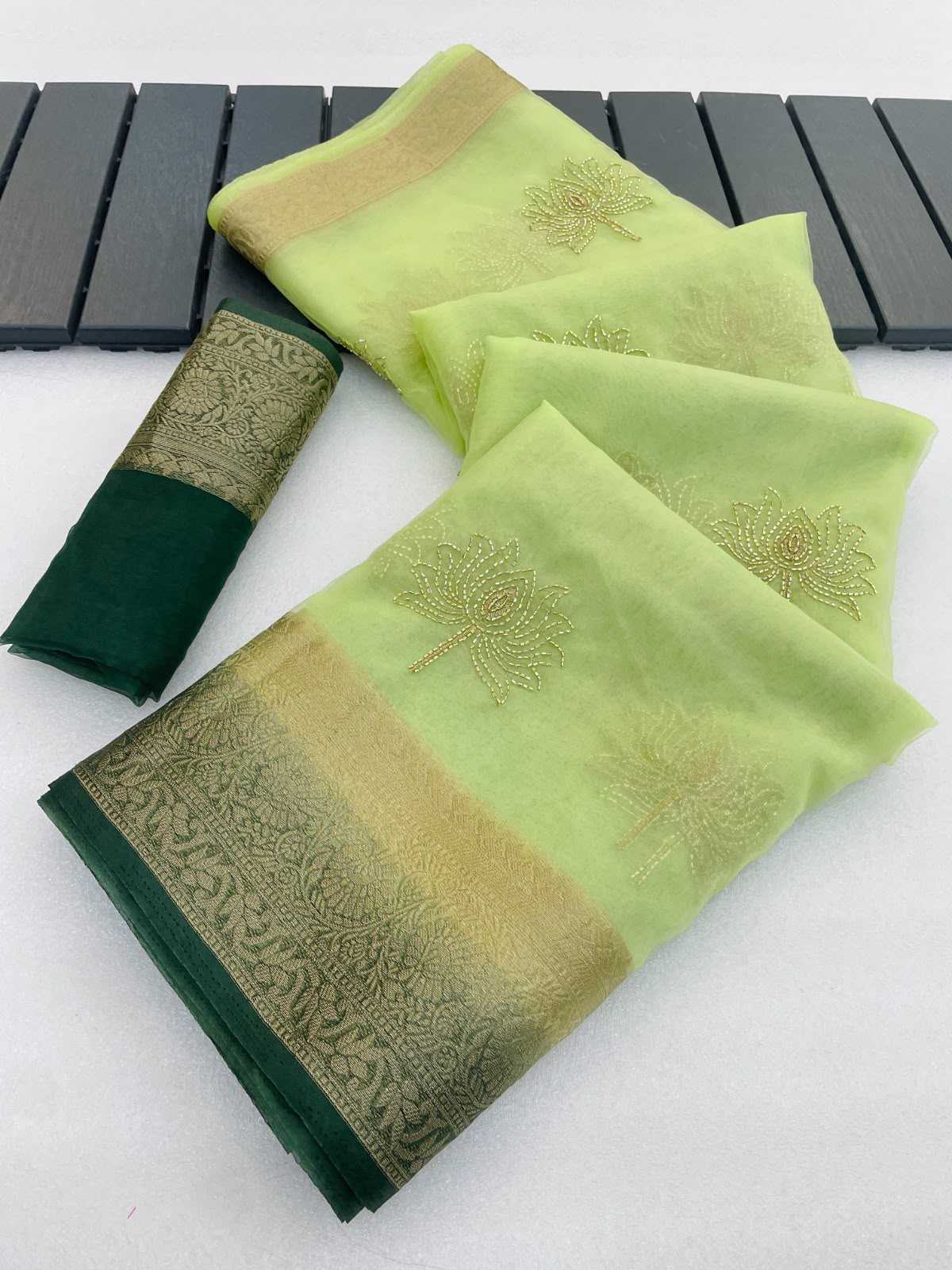 YNF Wholesale Jacquard Sequence Sarees KESH577 Val Kamal | Surat Manufacturer