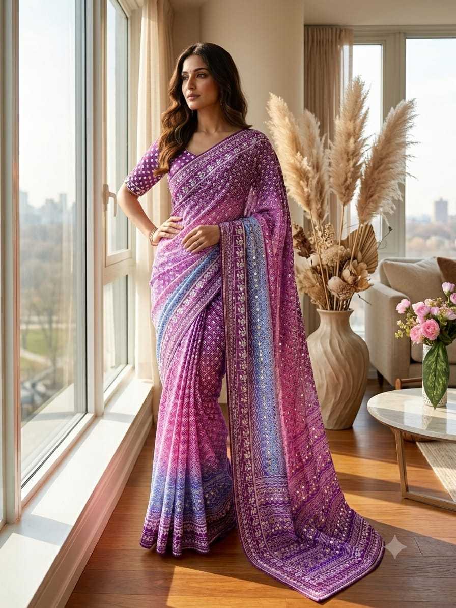 YNF Wholesale Chinon Silk Designer Sarees KESH589 ARYA | Surat Manufacturer