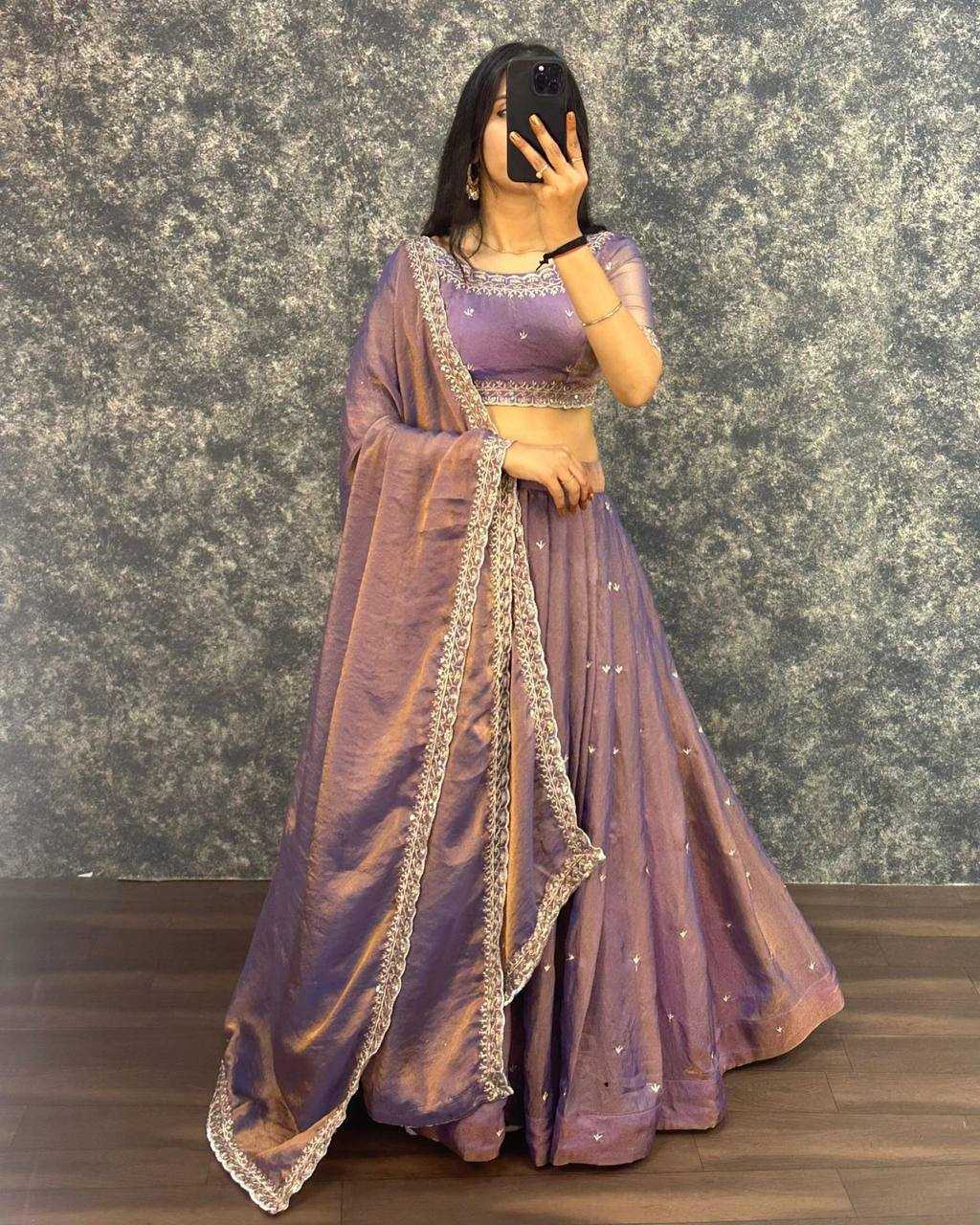 YNF Wholesale Tissue Silk Silk Lehenga KESH599 Jaimini | Surat Manufacturer