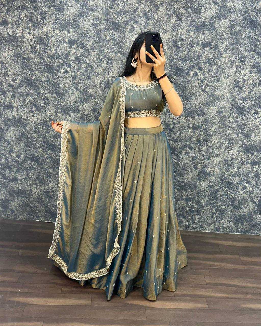 YNF Wholesale Tissue Silk Silk Lehenga KESH599 Jaimini | Surat Manufacturer