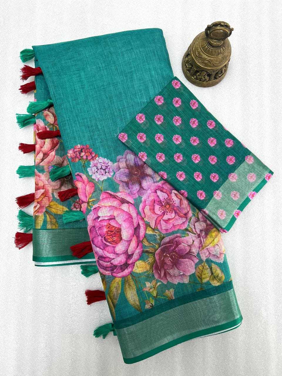 YNF Wholesale Linen Designer Sarees KESH605 465 | Surat Manufacturer