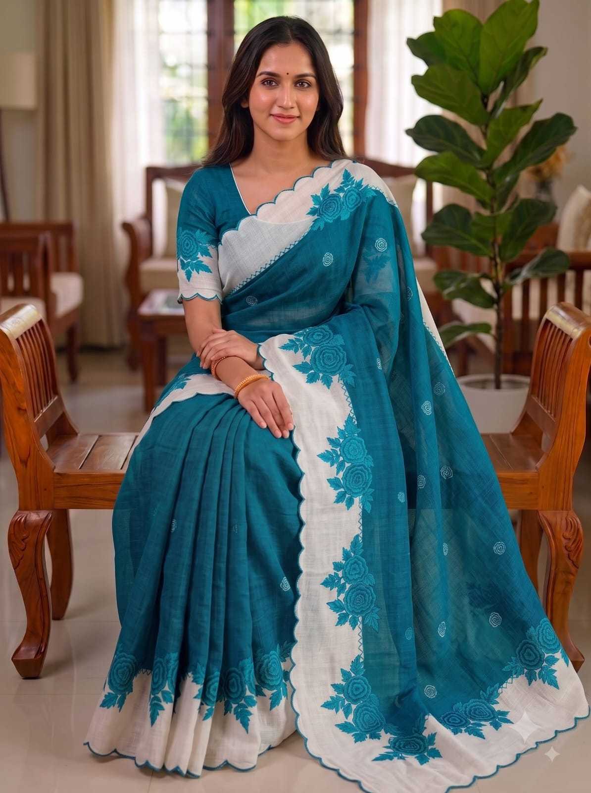 YNF Wholesale Linen Designer Sarees KESH605 693 | Surat Manufacturer