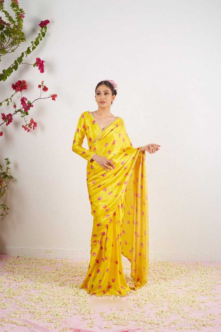 YNF Wholesale Satin Ready To Wear Sarees KESH606 429 | Surat Manufacturer