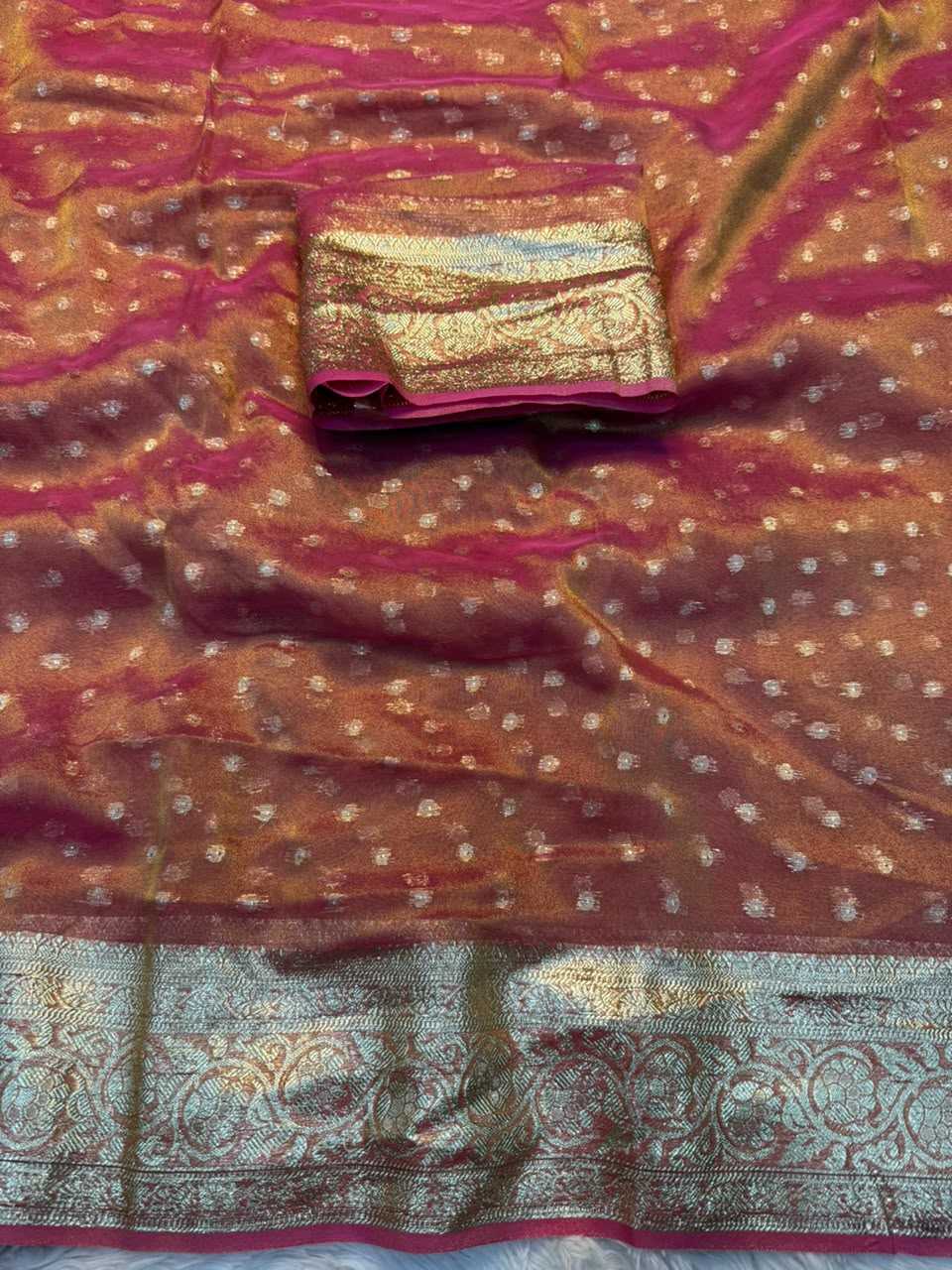 YNF Wholesale Tissue Silk Soft Silk Sarees KESH671 Eshani | Surat Manufacturer