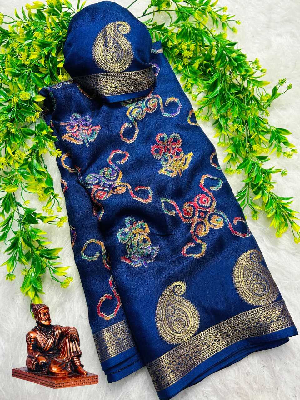 YNF Wholesale Premium Silk Printed Sarees KESH673 Marshmallow Keri | Surat Manufacturer