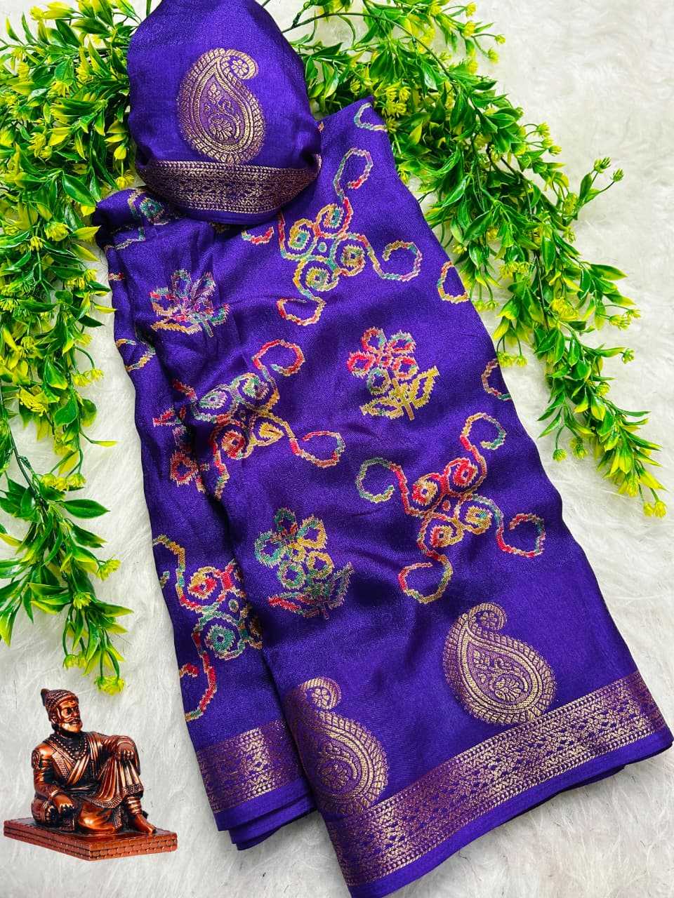 YNF Wholesale Premium Silk Printed Sarees KESH673 Marshmallow Keri | Surat Manufacturer
