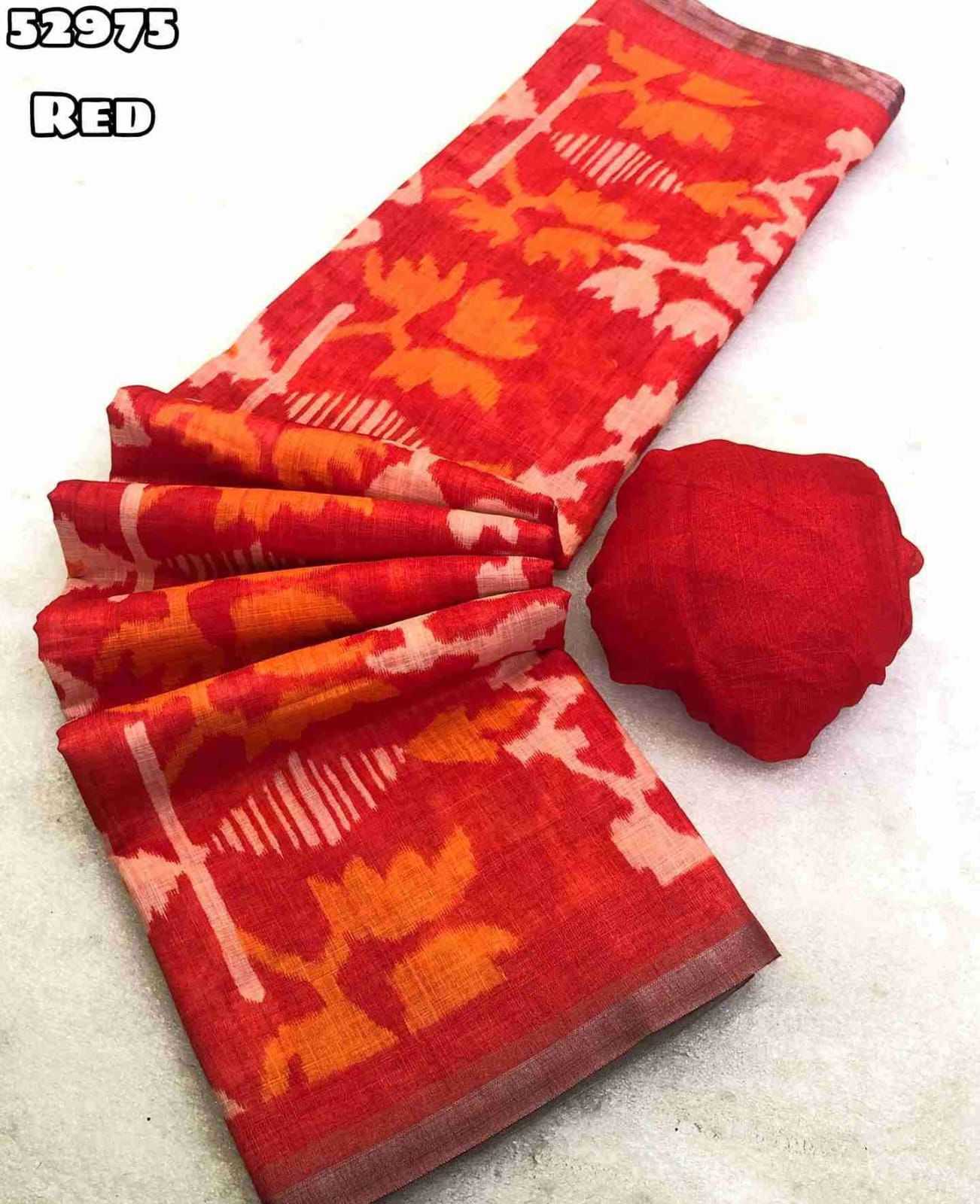 YNF Wholesale Linen Printed Sarees KESH683 Zulf 2 | Surat Manufacturer