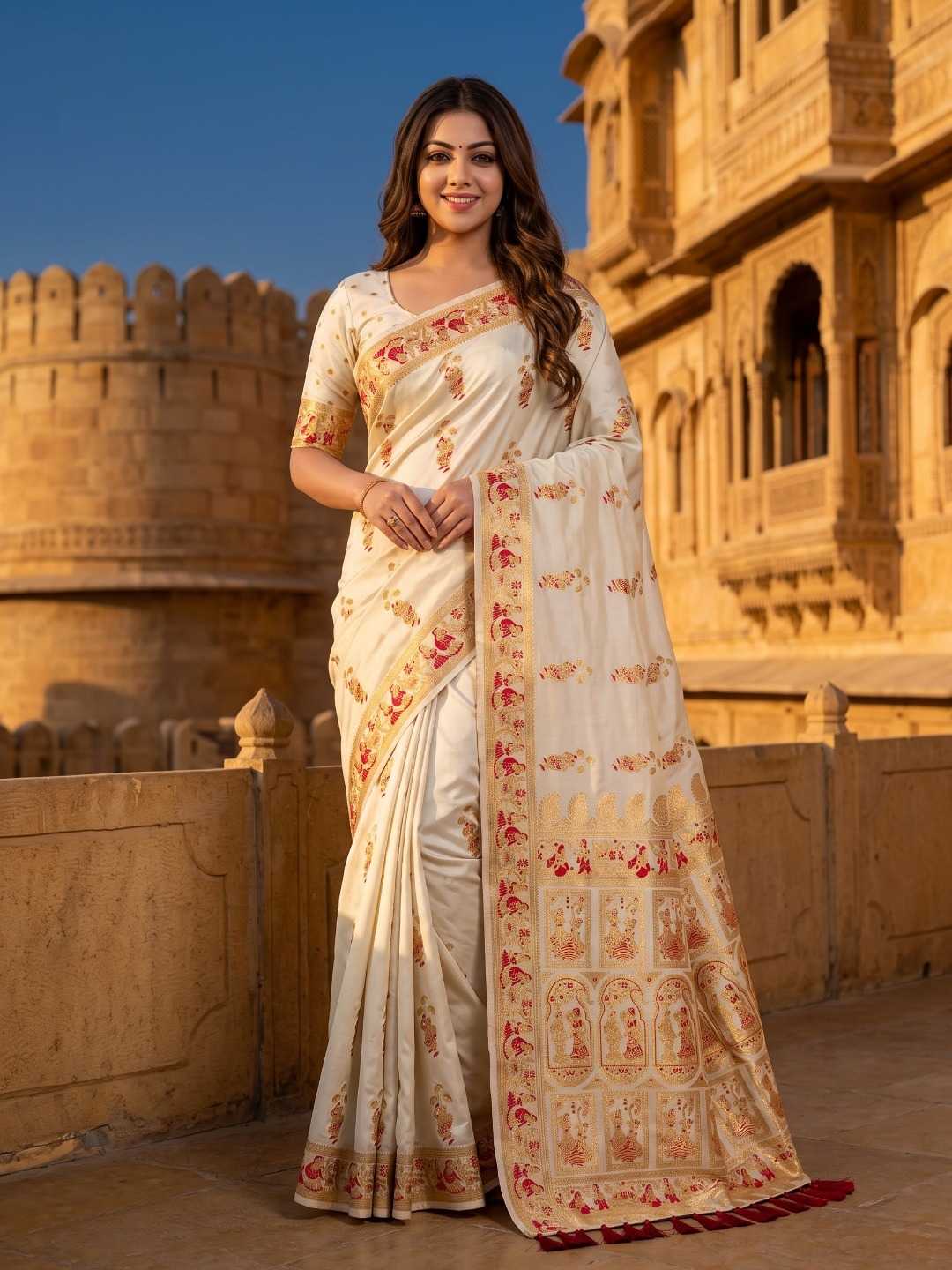 YNF Wholesale Silk Soft Silk Sarees KESH692 BALUCHARI | Surat Manufacturer
